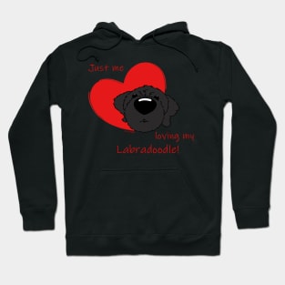 Just me loving my Labradoodle! Hoodie